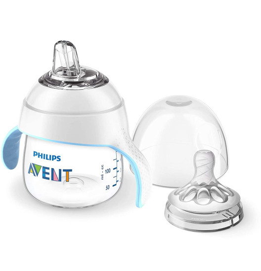 Bình tập uống Avent Natural 2in1