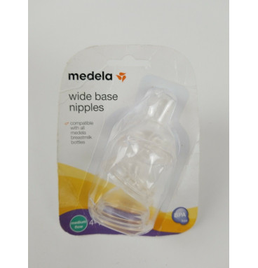 Set 3 núm ti Medela size M (4m+) wide base