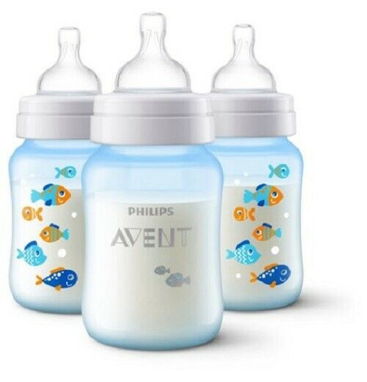 Bình sữa Avent Classic 260ml, cá