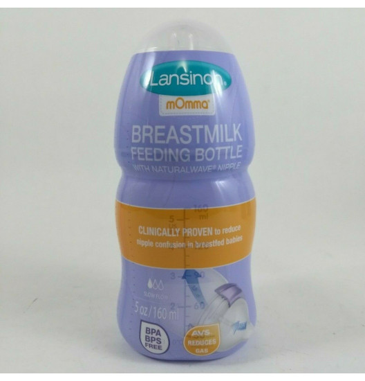 Bình sữa Lansinoh Momma 160ml, sealed