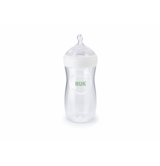 Bình sữa Nuk Simply Natural 270ml, trắng