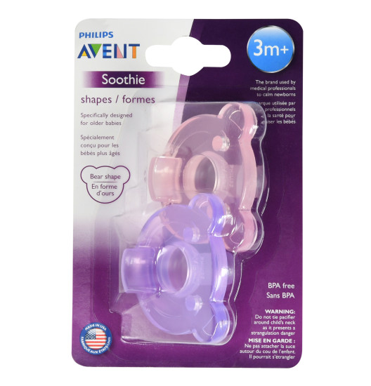 Ti giả Avent Soothie gấu 3m+