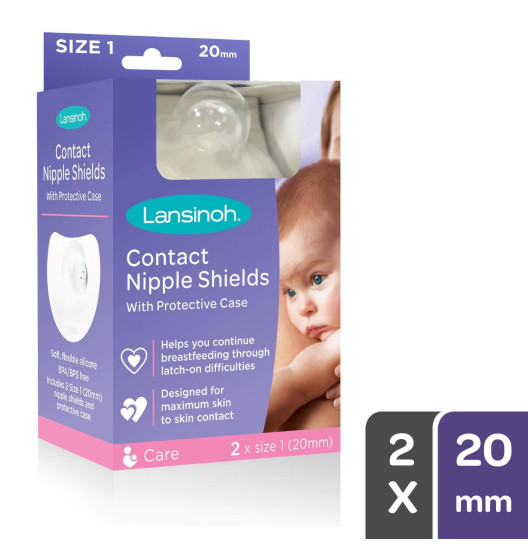 Trợ ti Lansinoh 20mm có hộp đựng