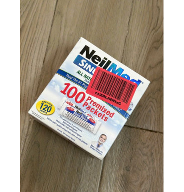 Muối rửa mũi Neilmed 120 gói dành cho người lớn Muối rửa mũi Neilmed 120 gói dành cho người lớn