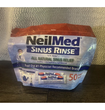 Muối rửa mũi Neilmed 50 gói dành cho người lớn Muối rửa mũi Neilmed 50 gói dành cho người lớn