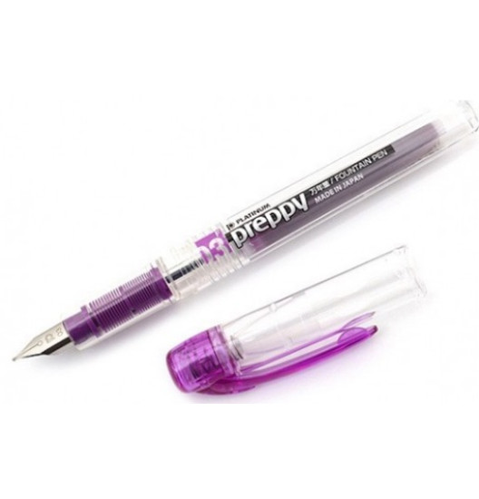 Bút máy Preppy Nhật Bản 0.3mm, tím