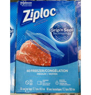Túi Ziploc Grip 'n Seal 60 túi