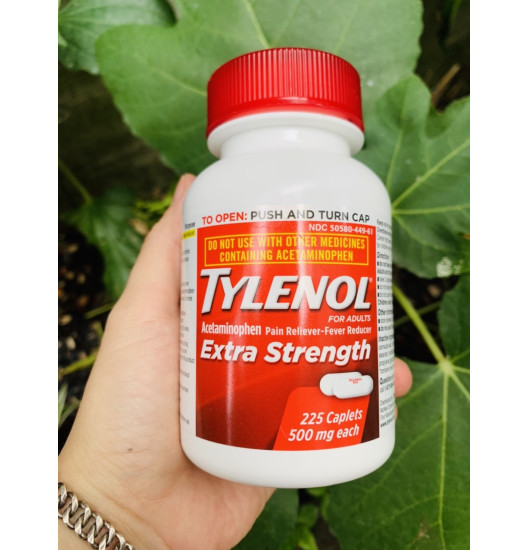 Tylenol 225 viên 500mg